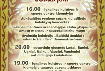 Фестиваль договоров «Сутарьела» в Игналине
