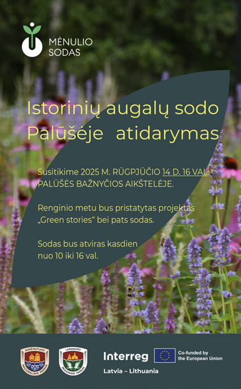 Istorinių augalų sodo Palūšėje atidarymas