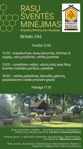 Rasų šventės minėjimas Bitininkystės muziejuje