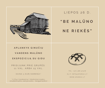 Be malūno ne riekės
