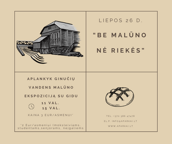 Be malūno nė riekės