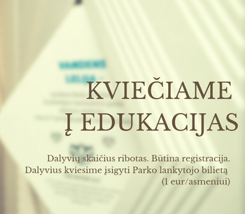 Edukacija ANP Lankytojų centre