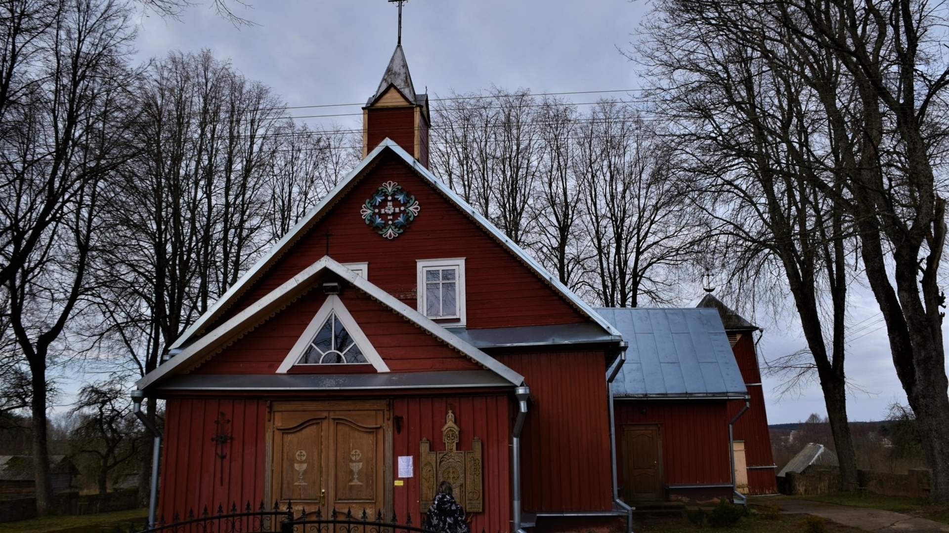 Die Kirche St. Isidor in Reškutėnai