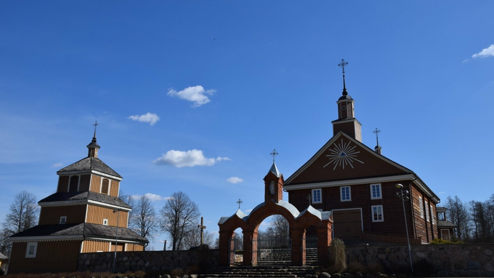 Labanoras Kirche und Belfried